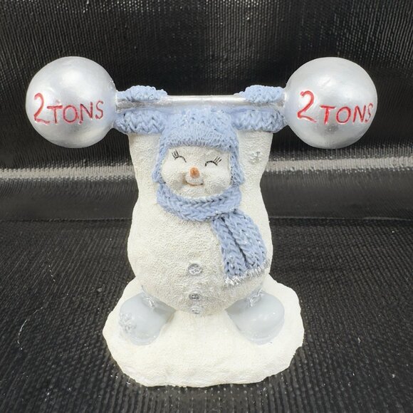 Snow Buddies Tundra 2 Tons of Fun Snowman Christmas Winter Figurine Resin Figure - Picture 1 of 9